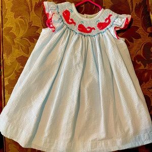 Classic Whimsy seersucker dress